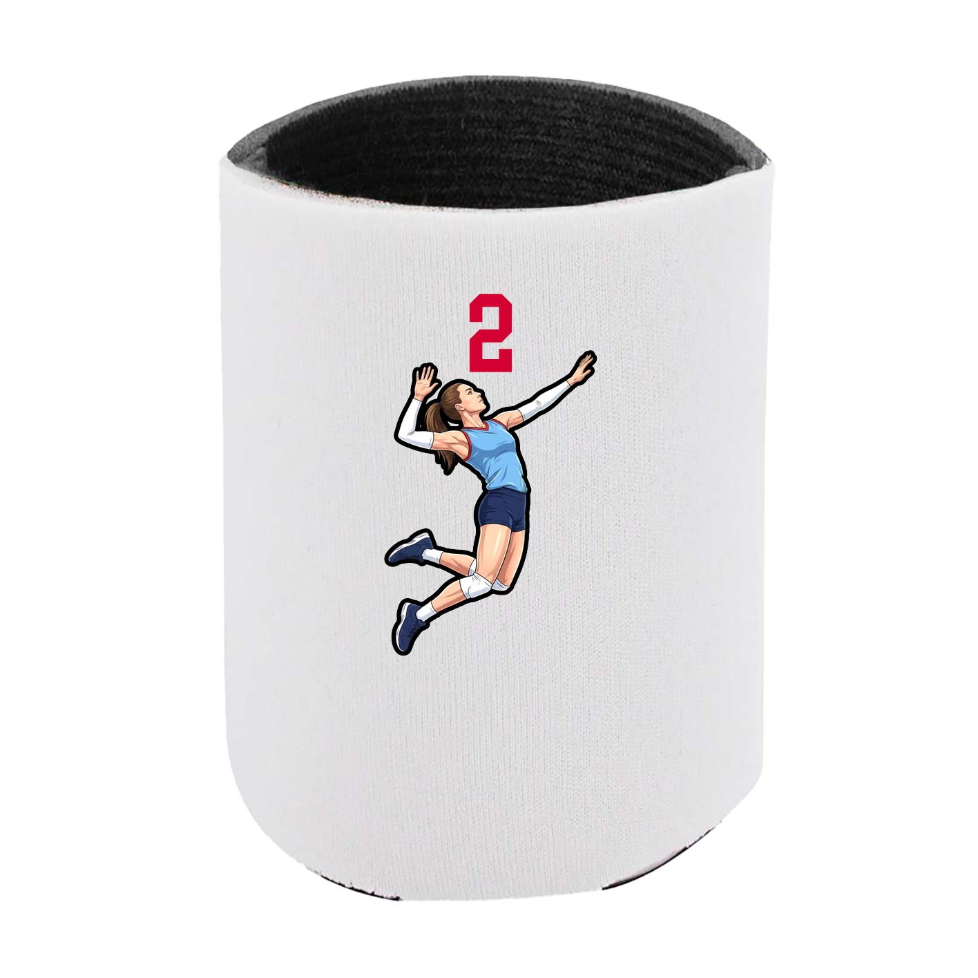 Can Holder — Number Top in White