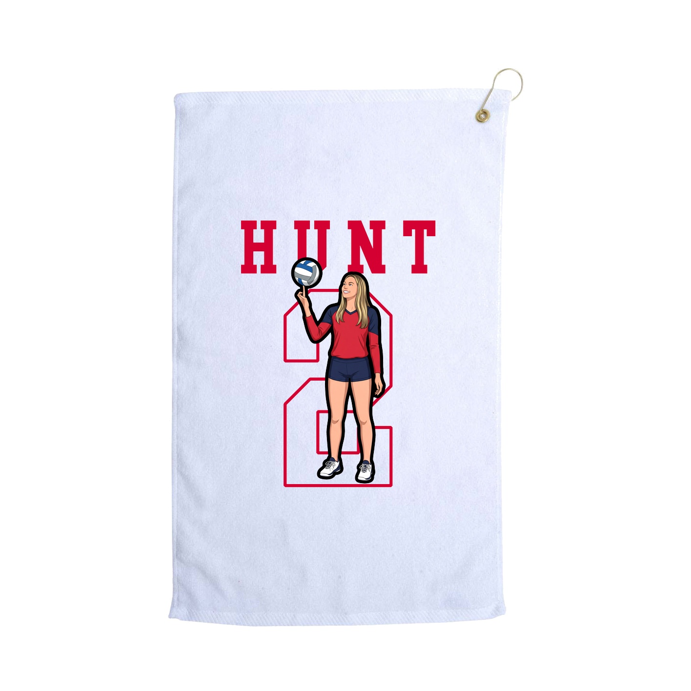 Golf Towel — Shirsey in White