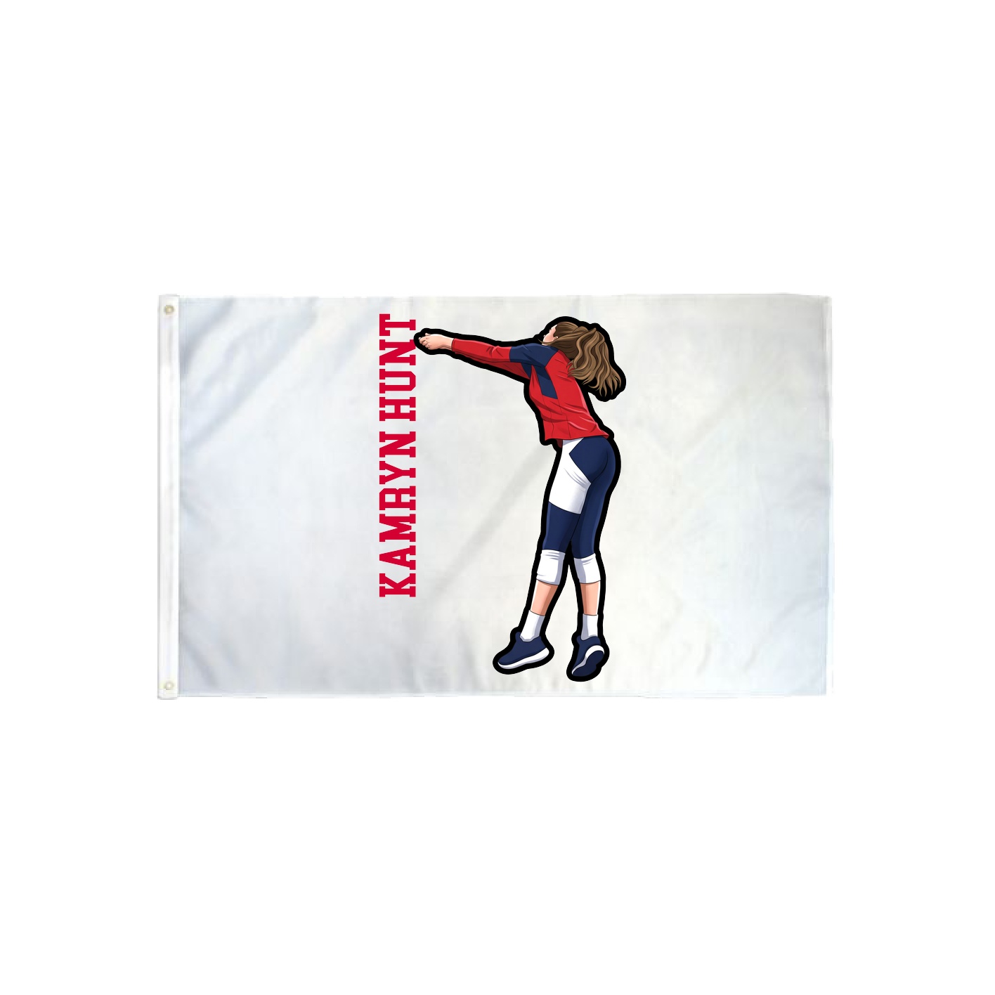 3x5 Flag — Name Vertical in Classic