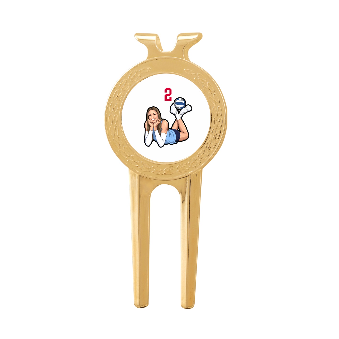 Divot Tool with Ball Marker — Number Top in Classic