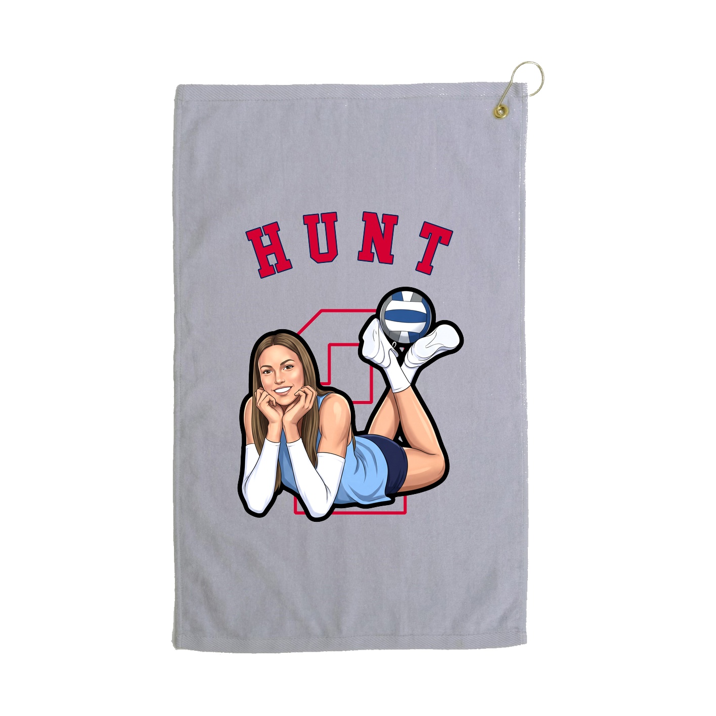 Golf Towel — Shirsey Arch in Grey