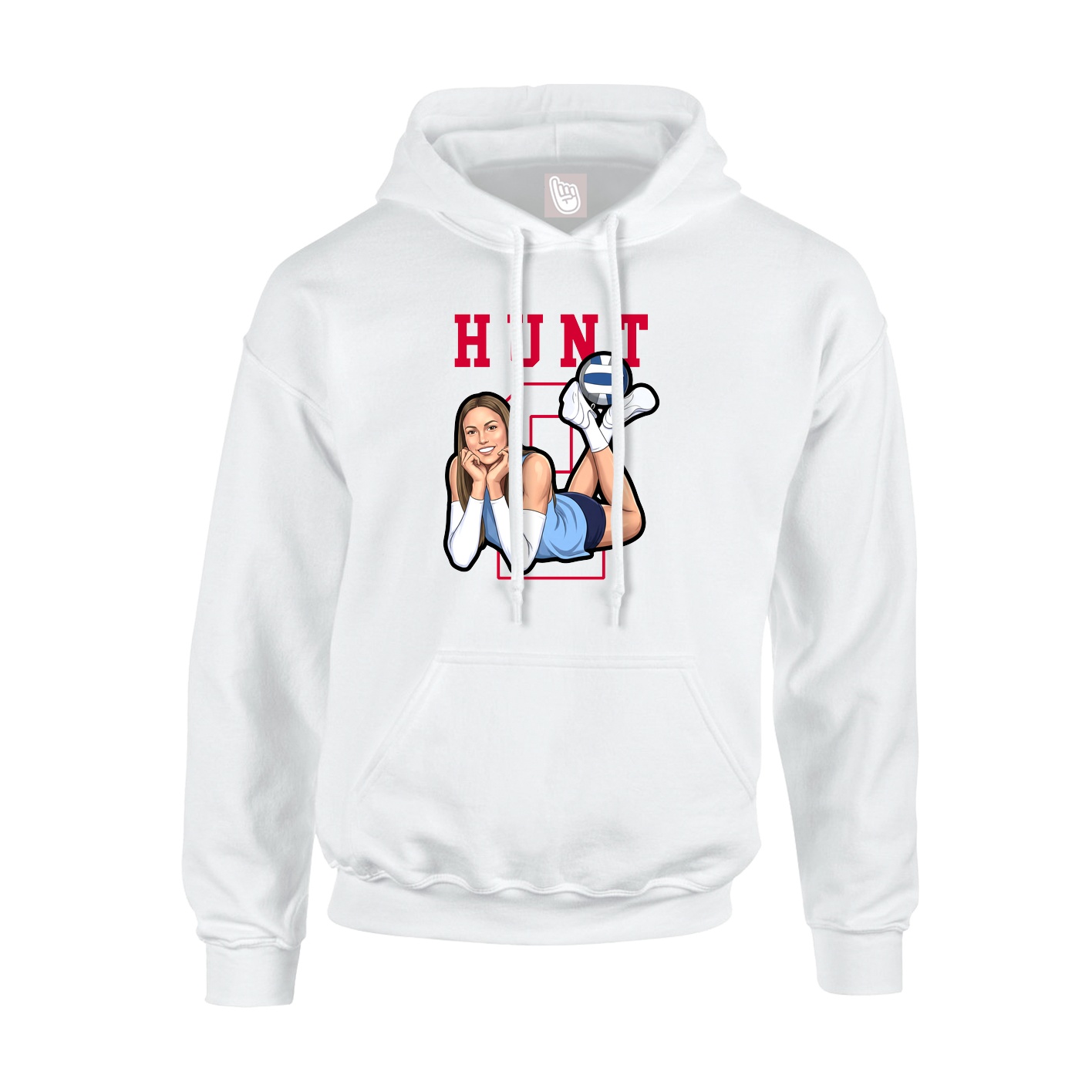 Hoodie — Shirsey in White