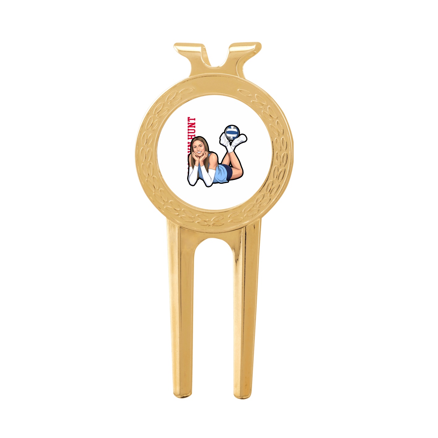 Divot Tool with Ball Marker — Name Vertical in Classic