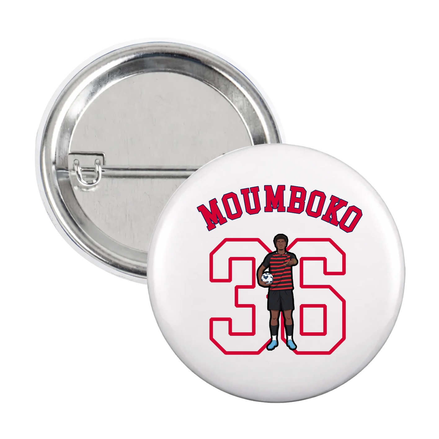 Game Day Button — Shirsey Arch in White