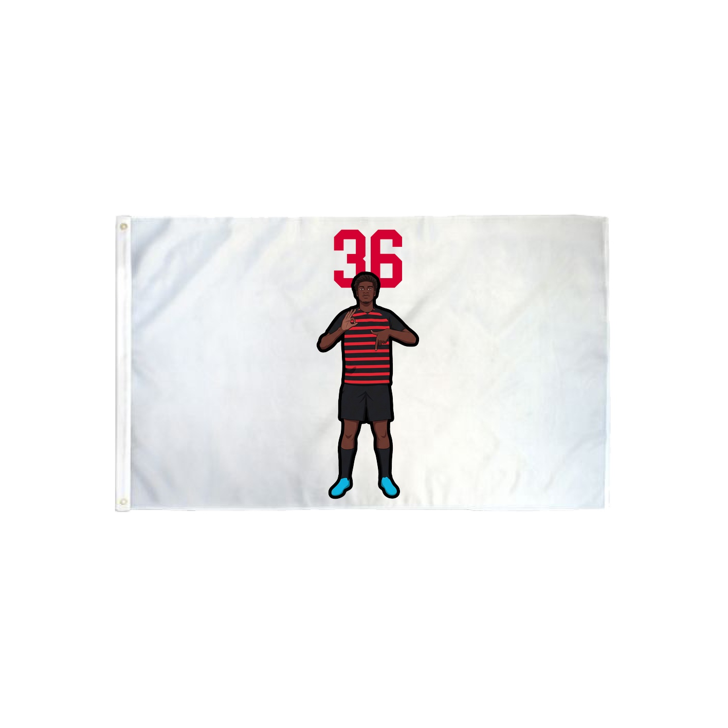 3x5 Flag — Number Top in Classic