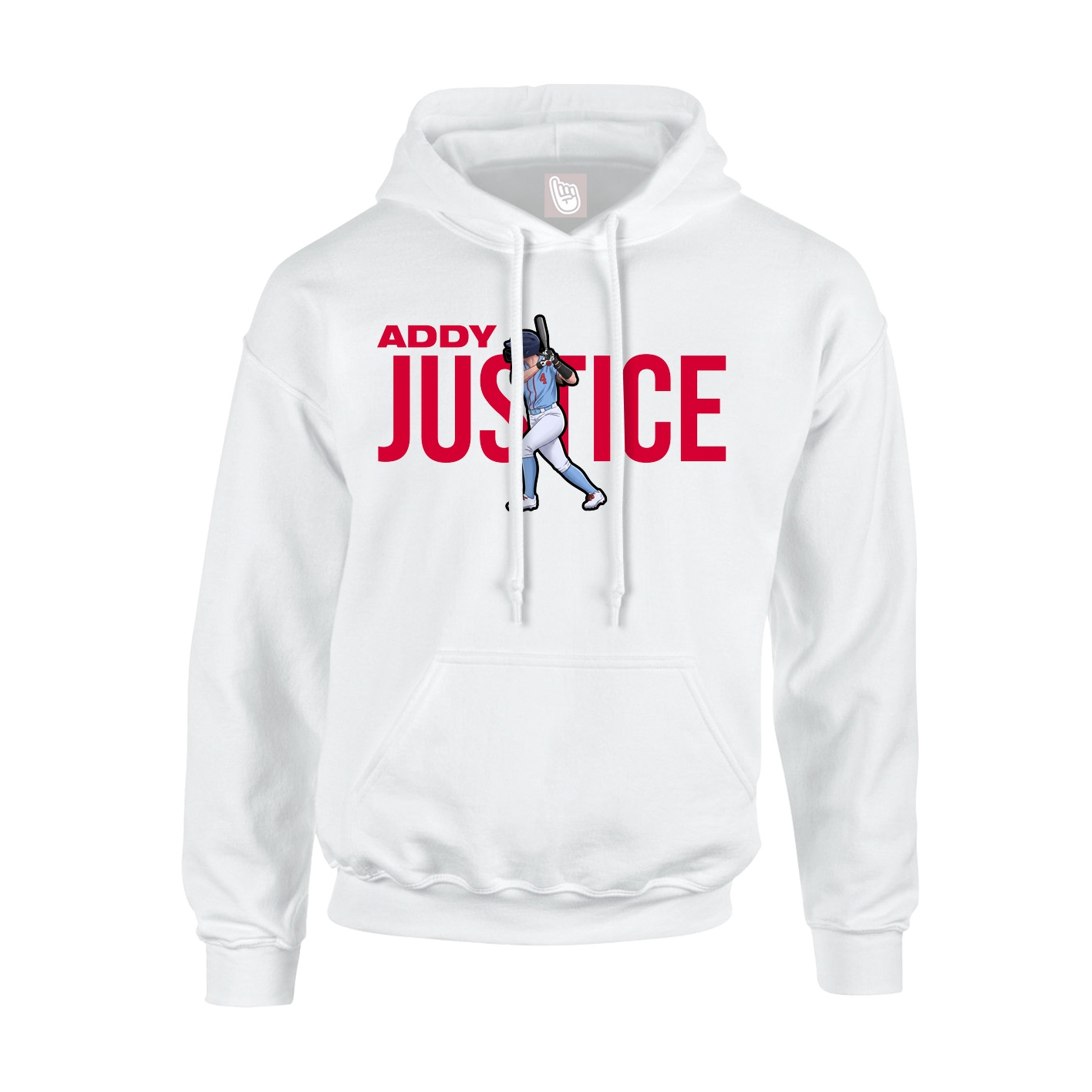 Youth Hoodie — Player Name in White