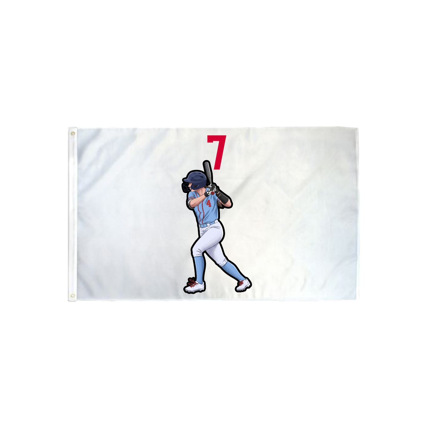 3x5 Flag — Number Top in Classic