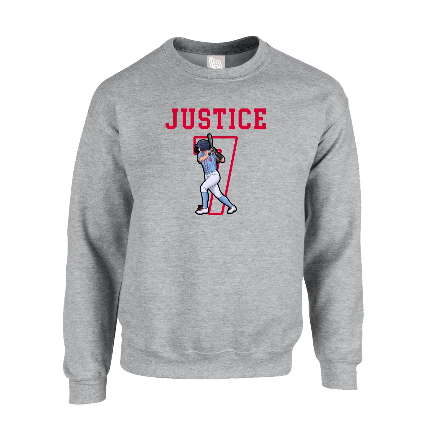 Fleece Crew — Shirsey in Grey
