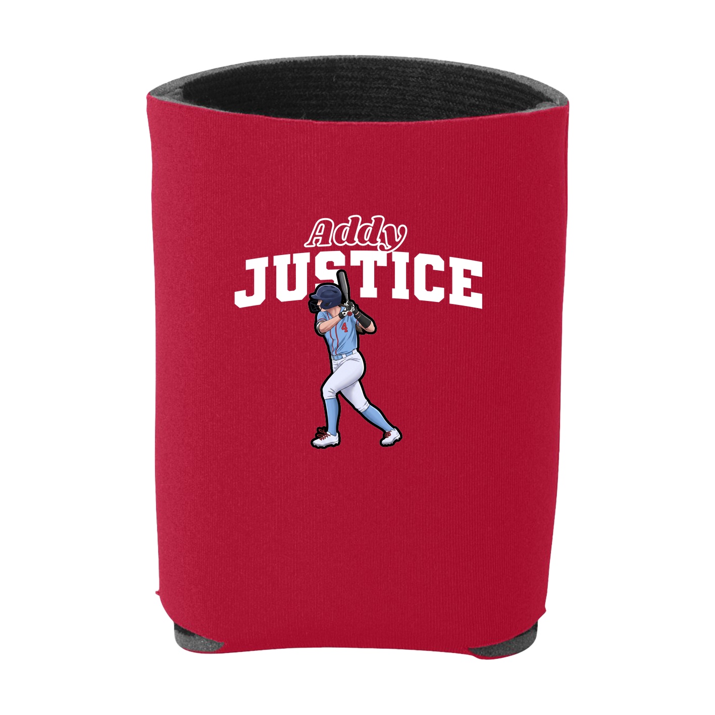 Can Holder — Name Arch in Red