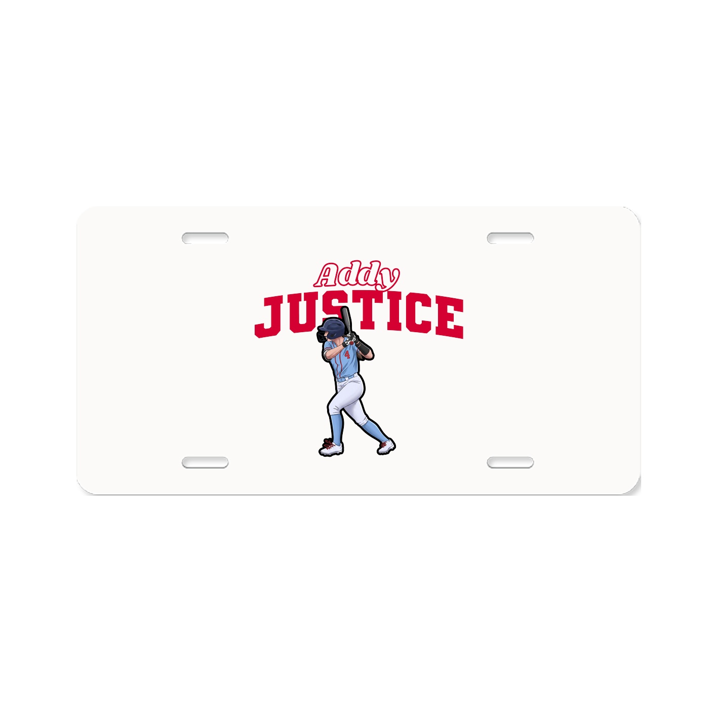 License Plate — Name Arch in Classic