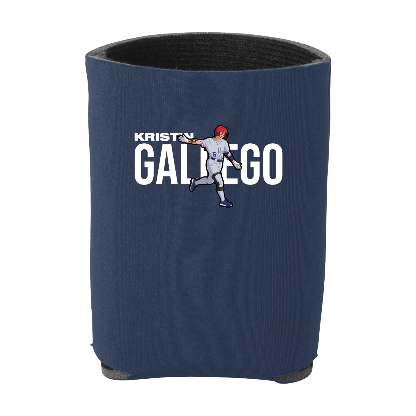 Can Holder — Player Name in Navy