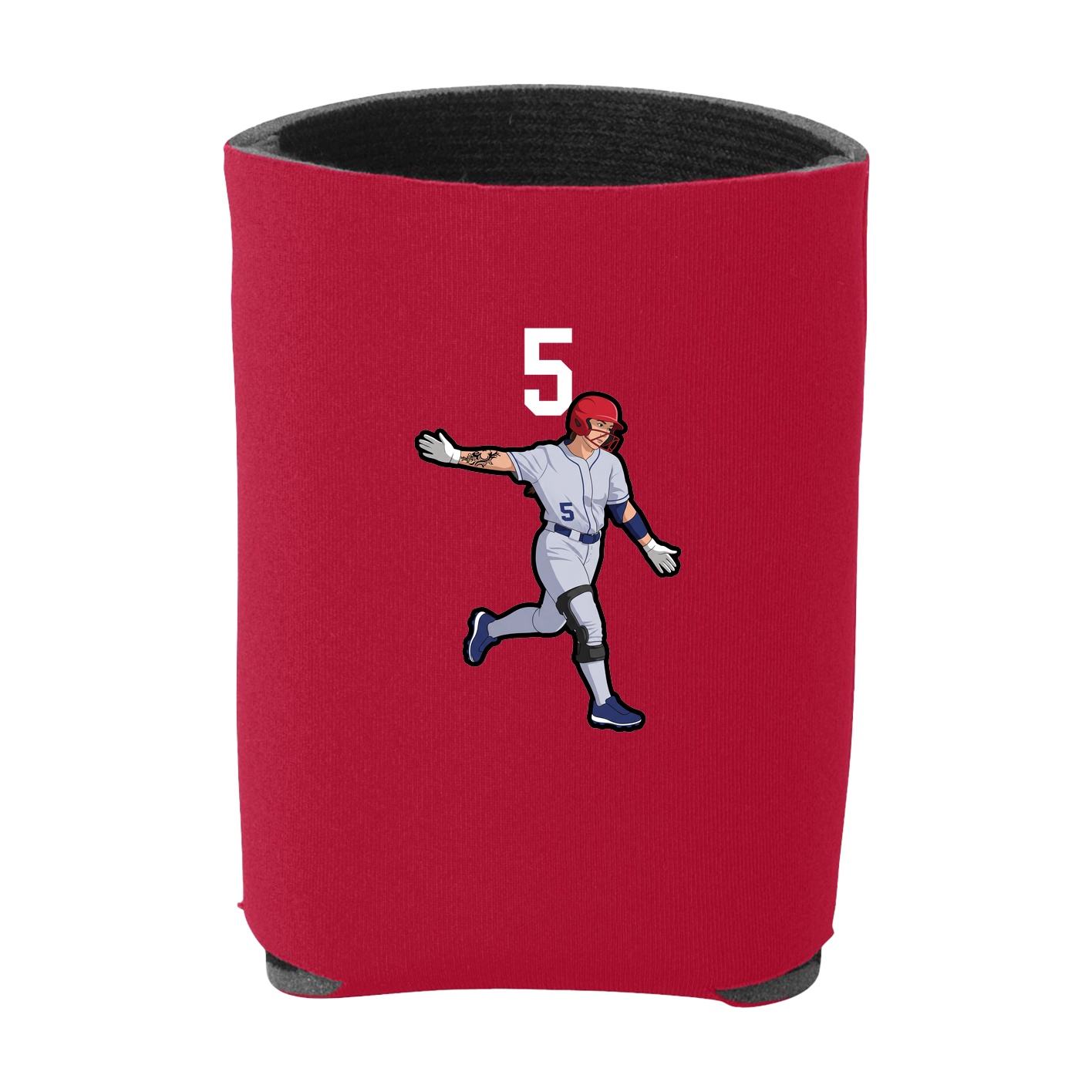 Can Holder — Number Top in Red