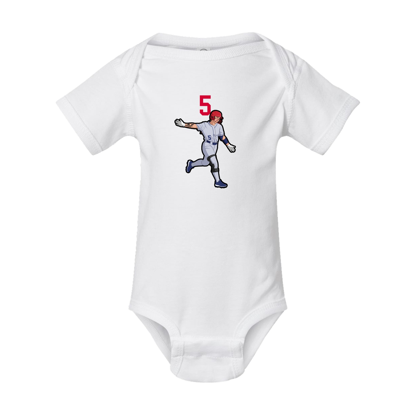 Baby Onesie — Number Top in White