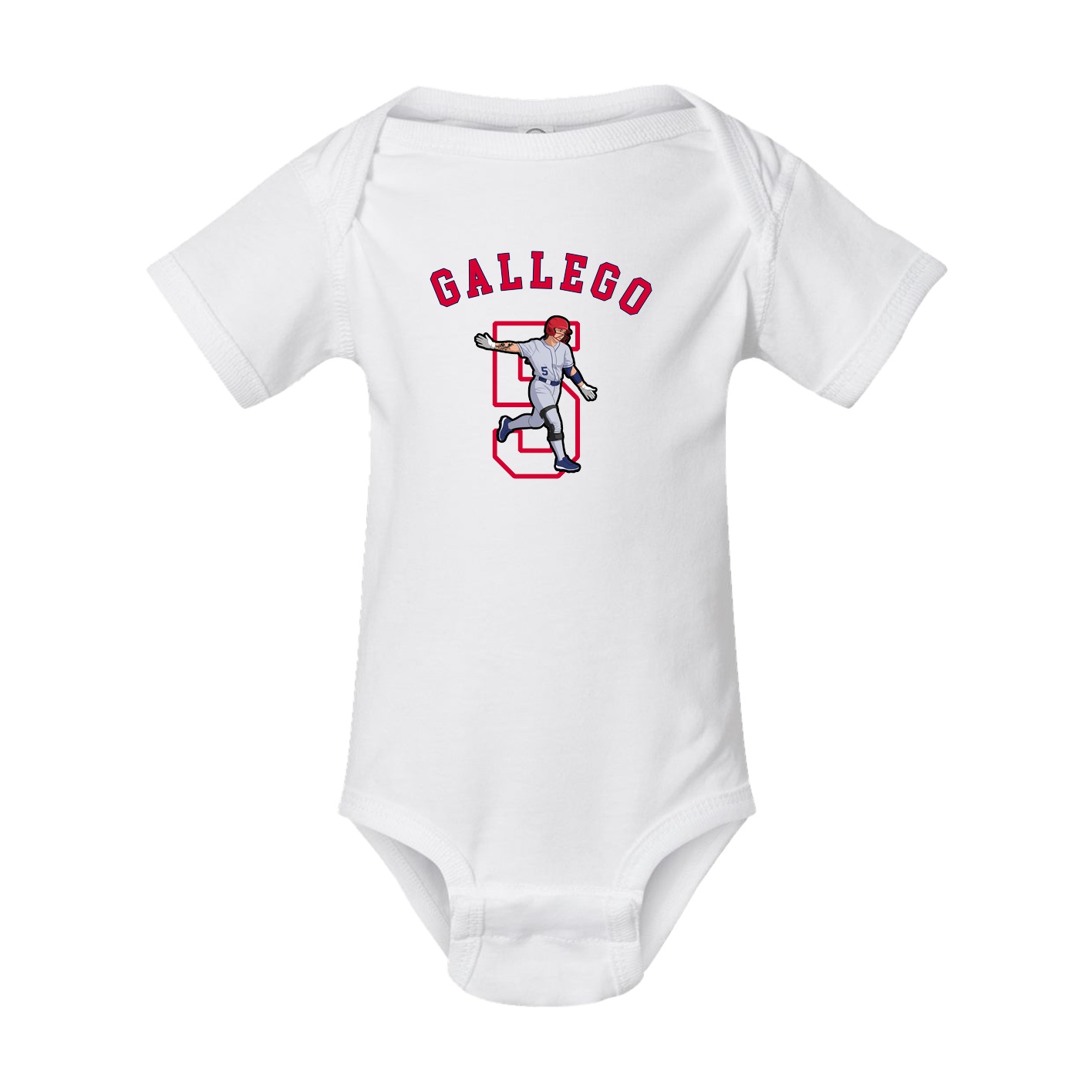 Baby Onesie — Shirsey Arch in White