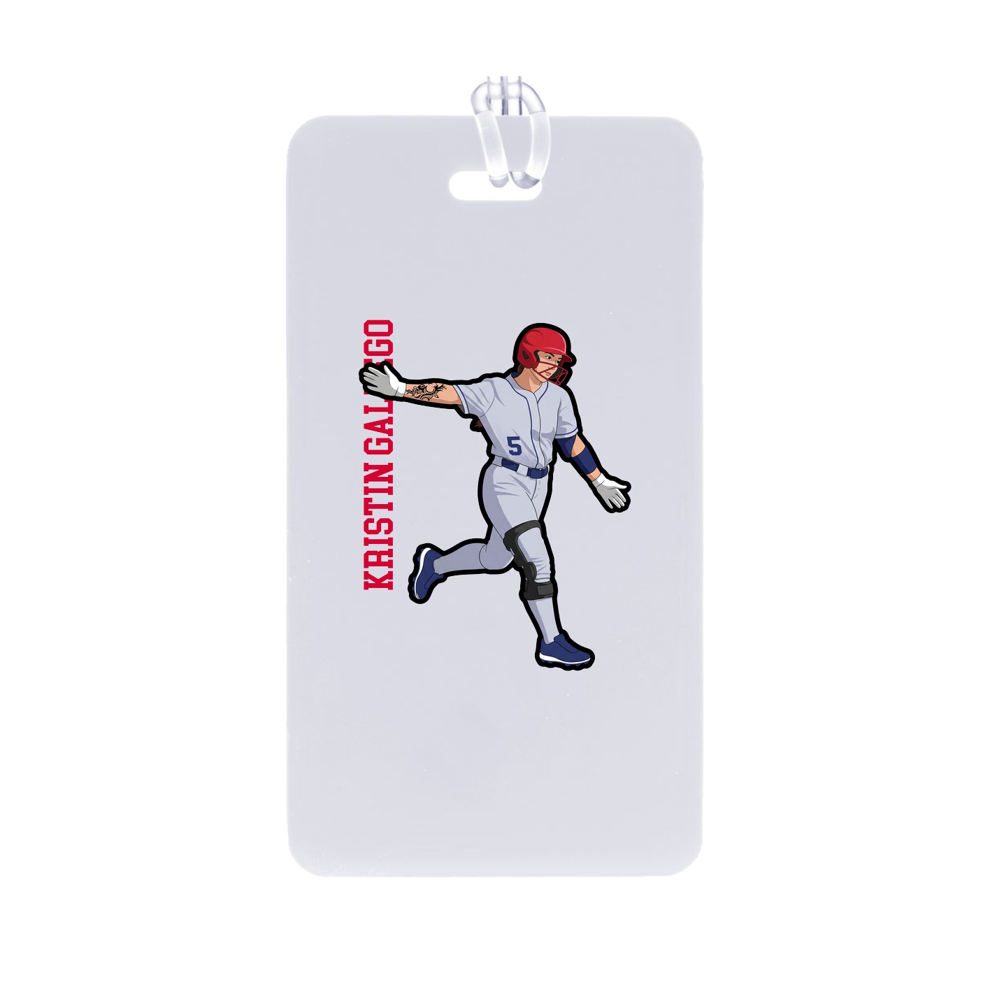 Bag Tag — Name Vertical in Classic