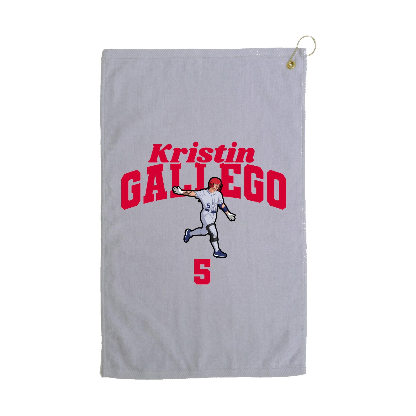 Golf Towel — Signature Arch in Grey