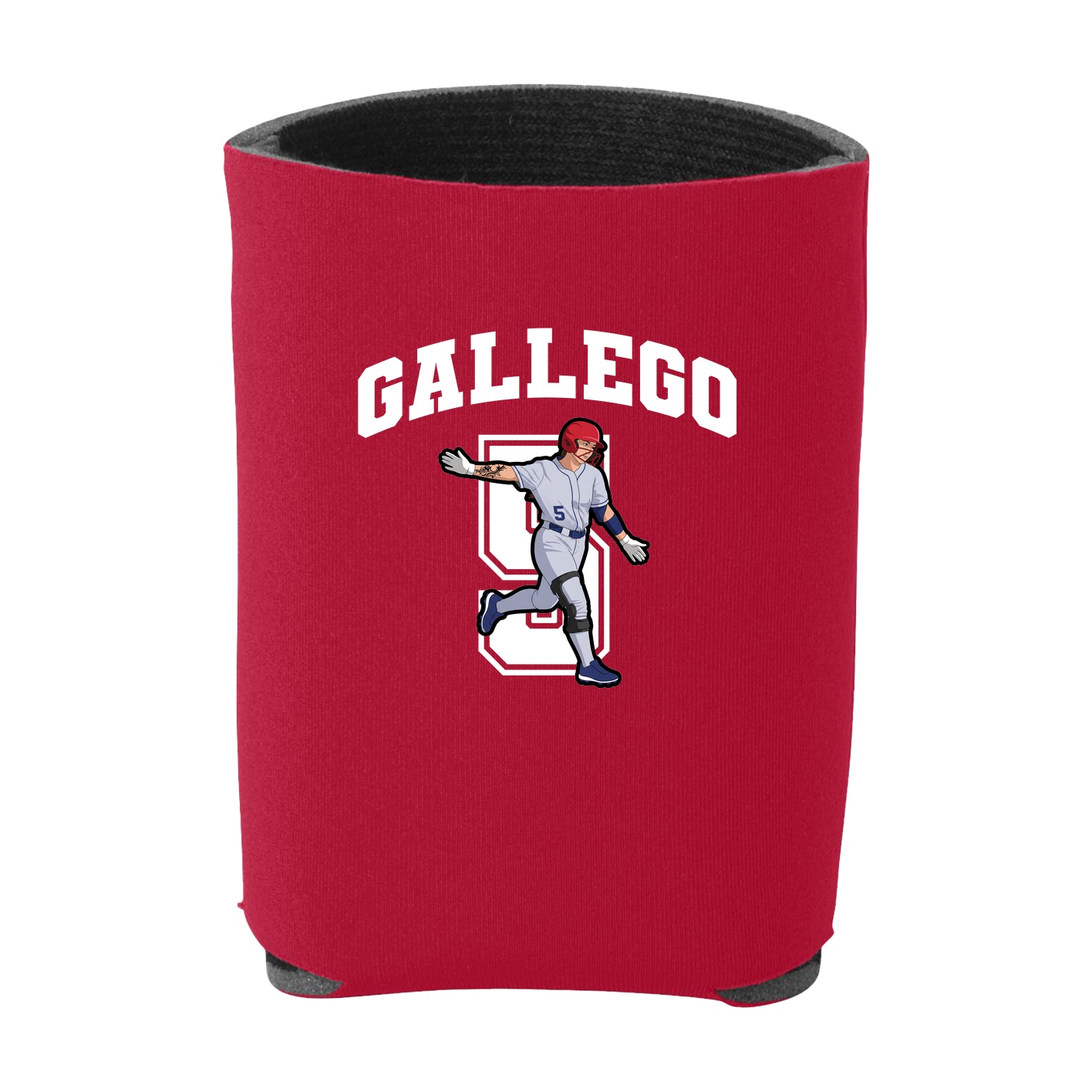Can Holder — Number in Red