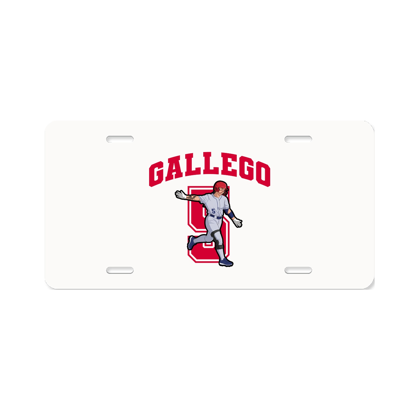 License Plate — Number in Classic