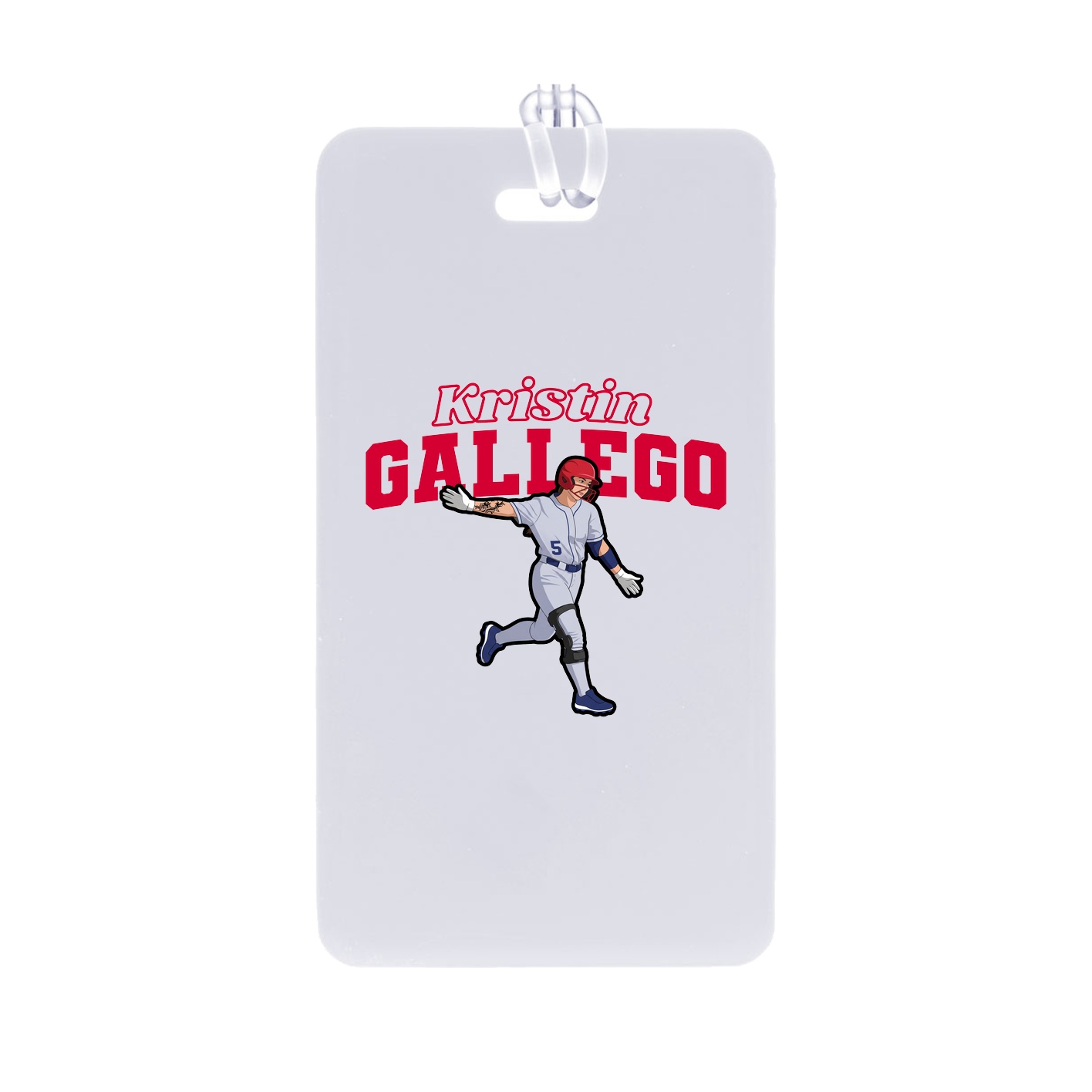 Bag Tag — Name Arch in Classic