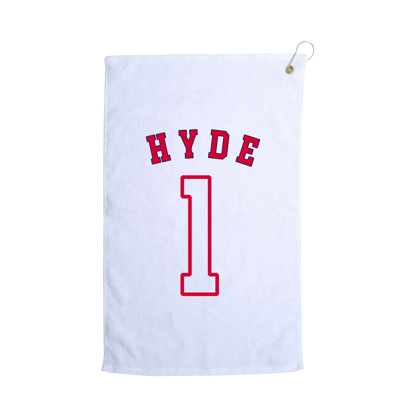 Golf Towel — Shirsey Arch in White