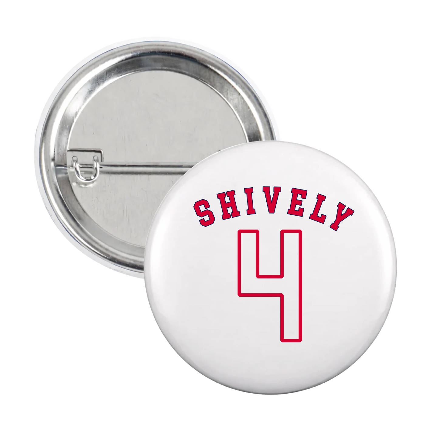 Game Day Button — Shirsey Arch in White