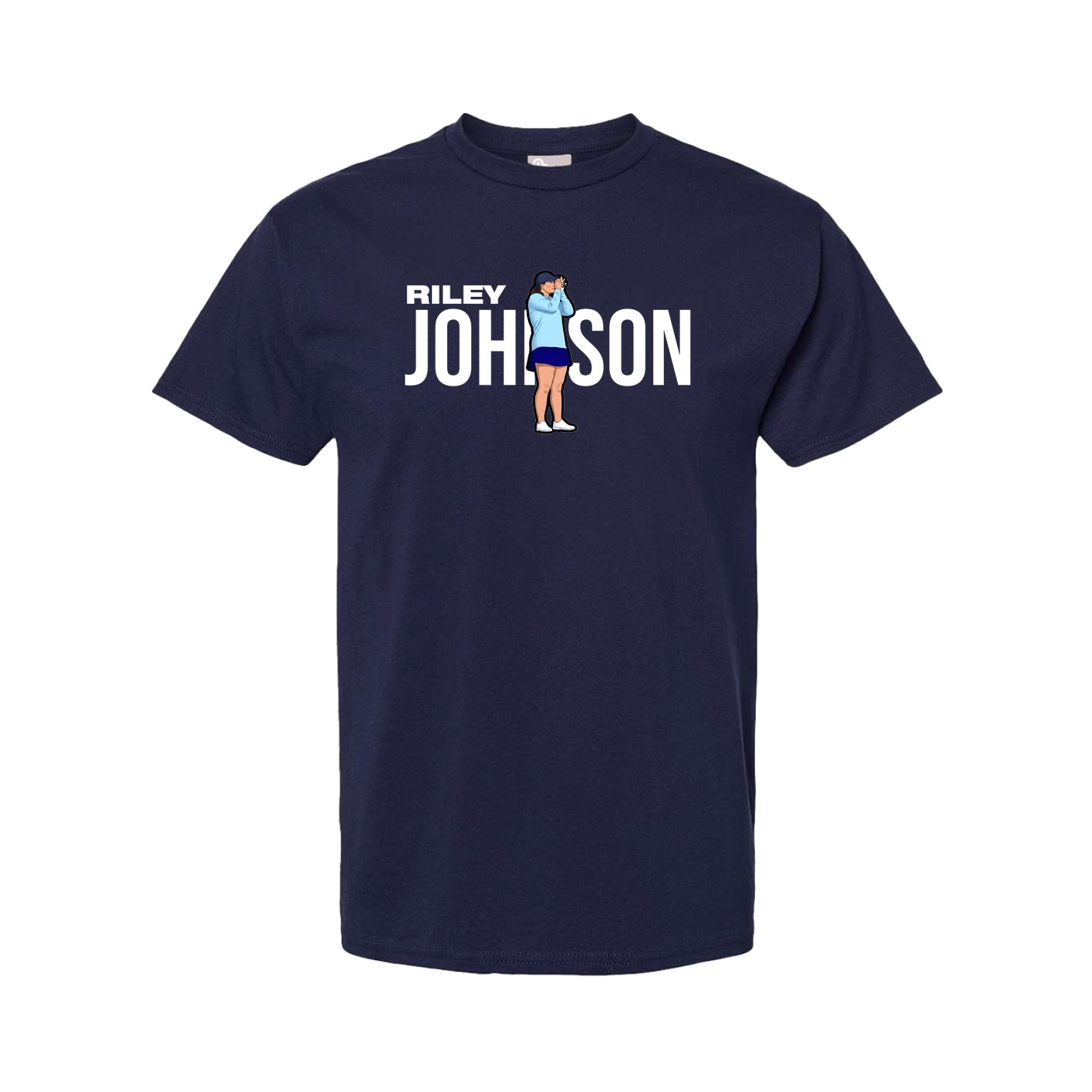 Tee — Player Name in Navy