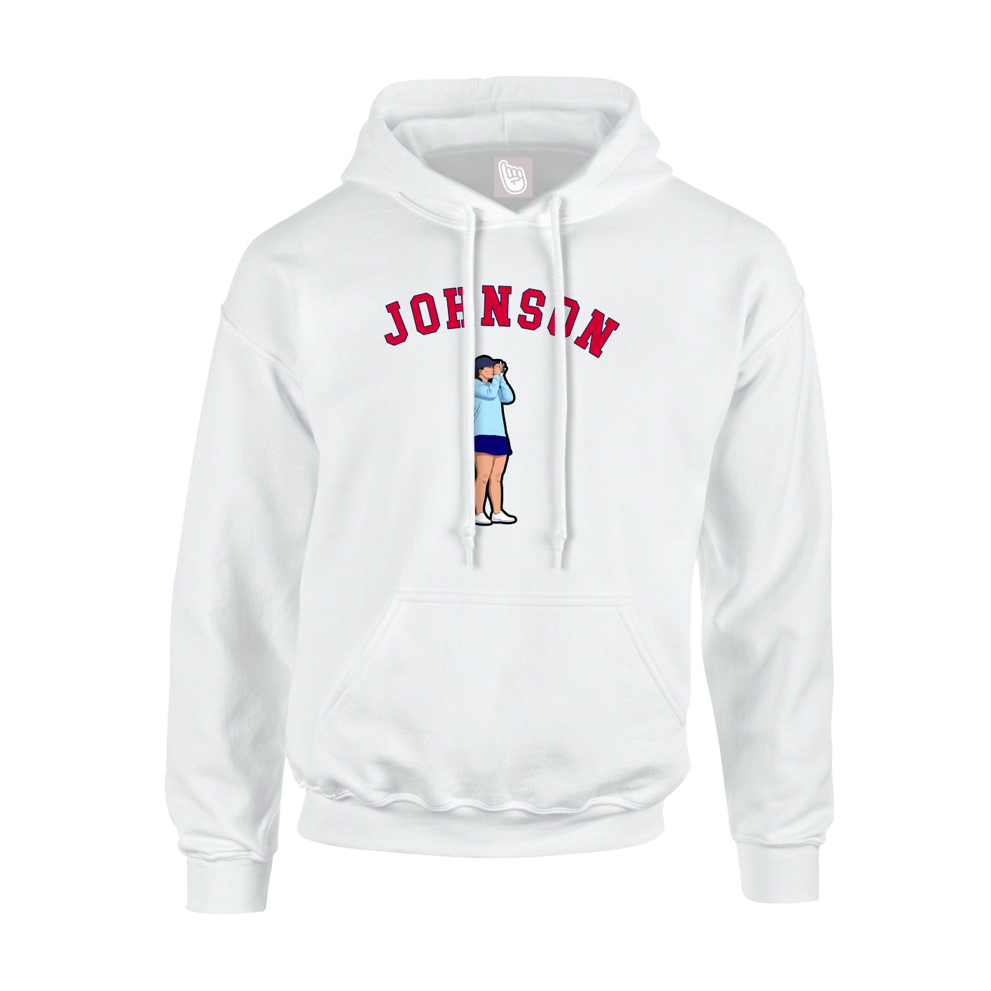 Hoodie — Shirsey Arch in White