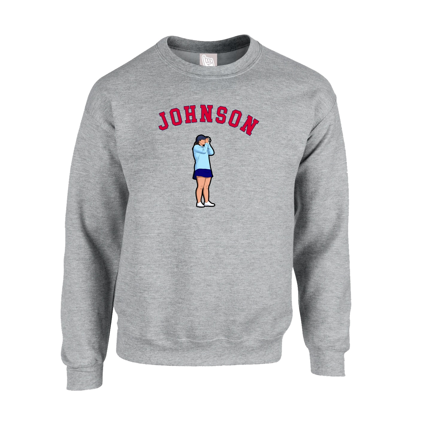 Fleece Crew — Shirsey Arch in Grey