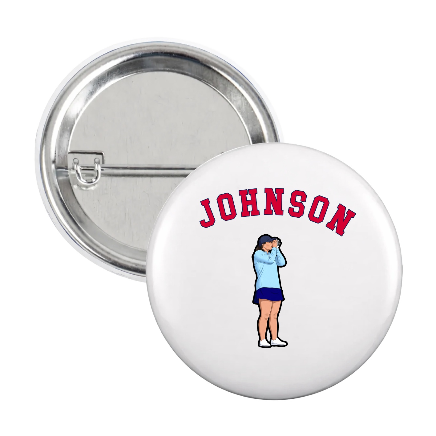 Game Day Button — Shirsey Arch in White