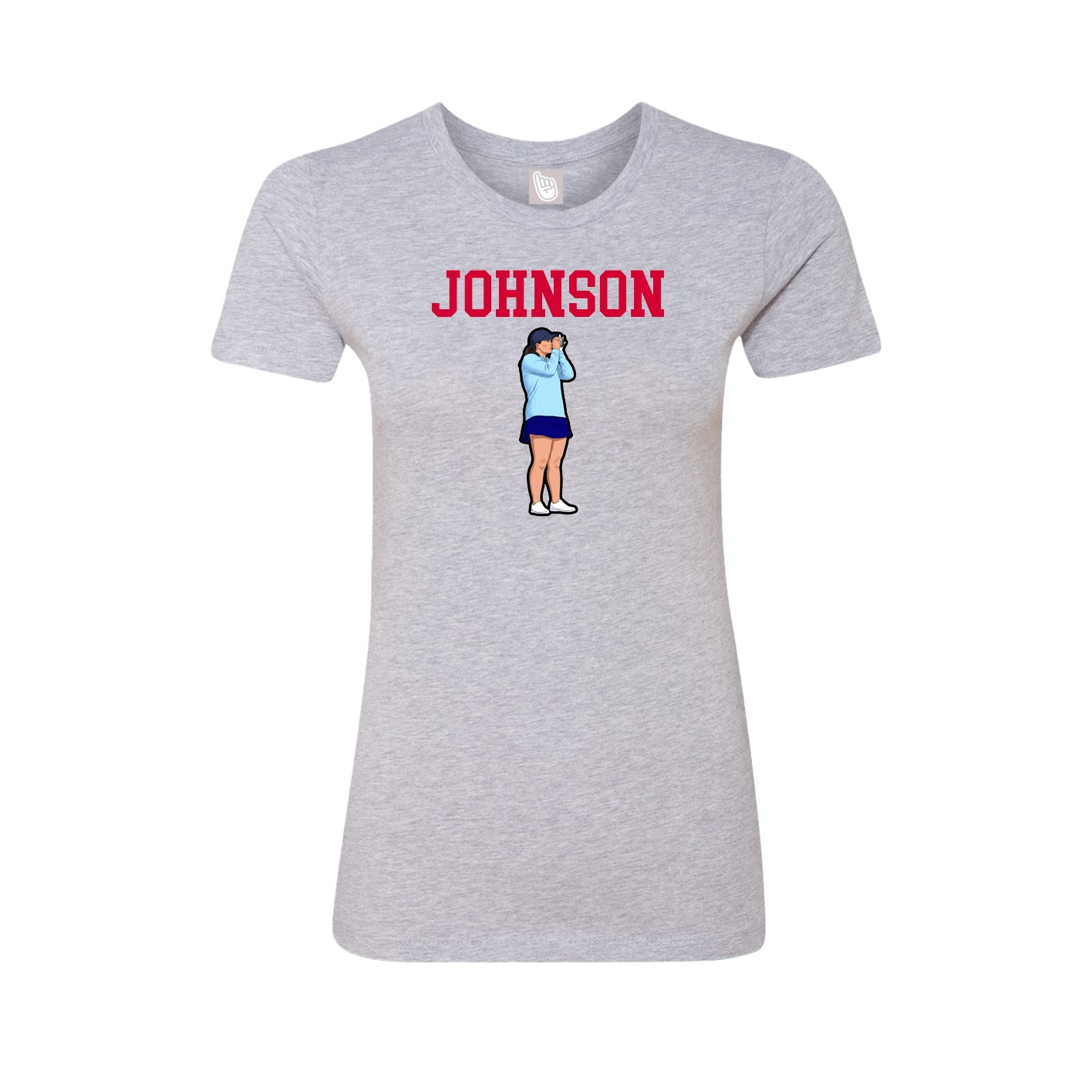Fitted Women's Tee — Shirsey in Grey