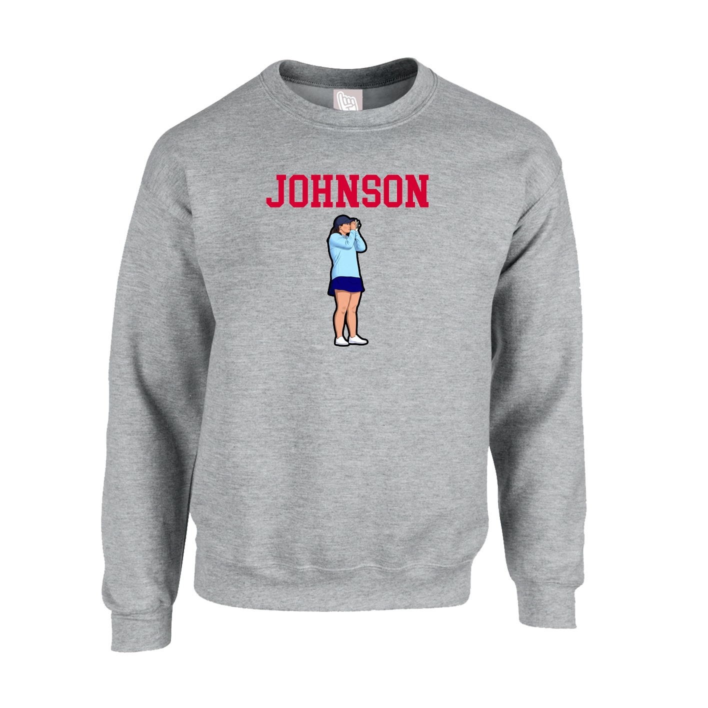 Fleece Crew — Shirsey in Grey