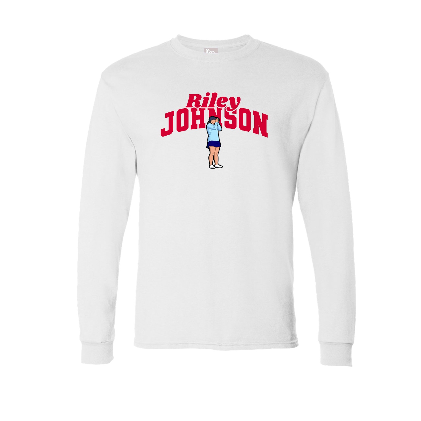 Long Sleeve Tee — Signature Arch in White