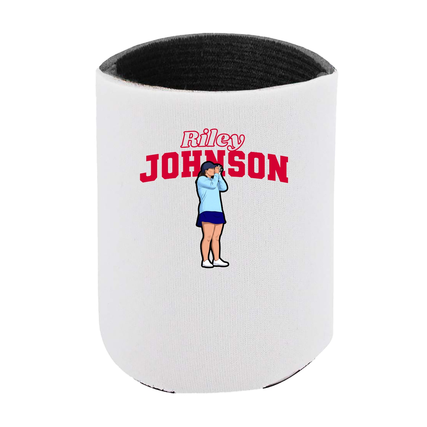 Can Holder — Name Arch in White