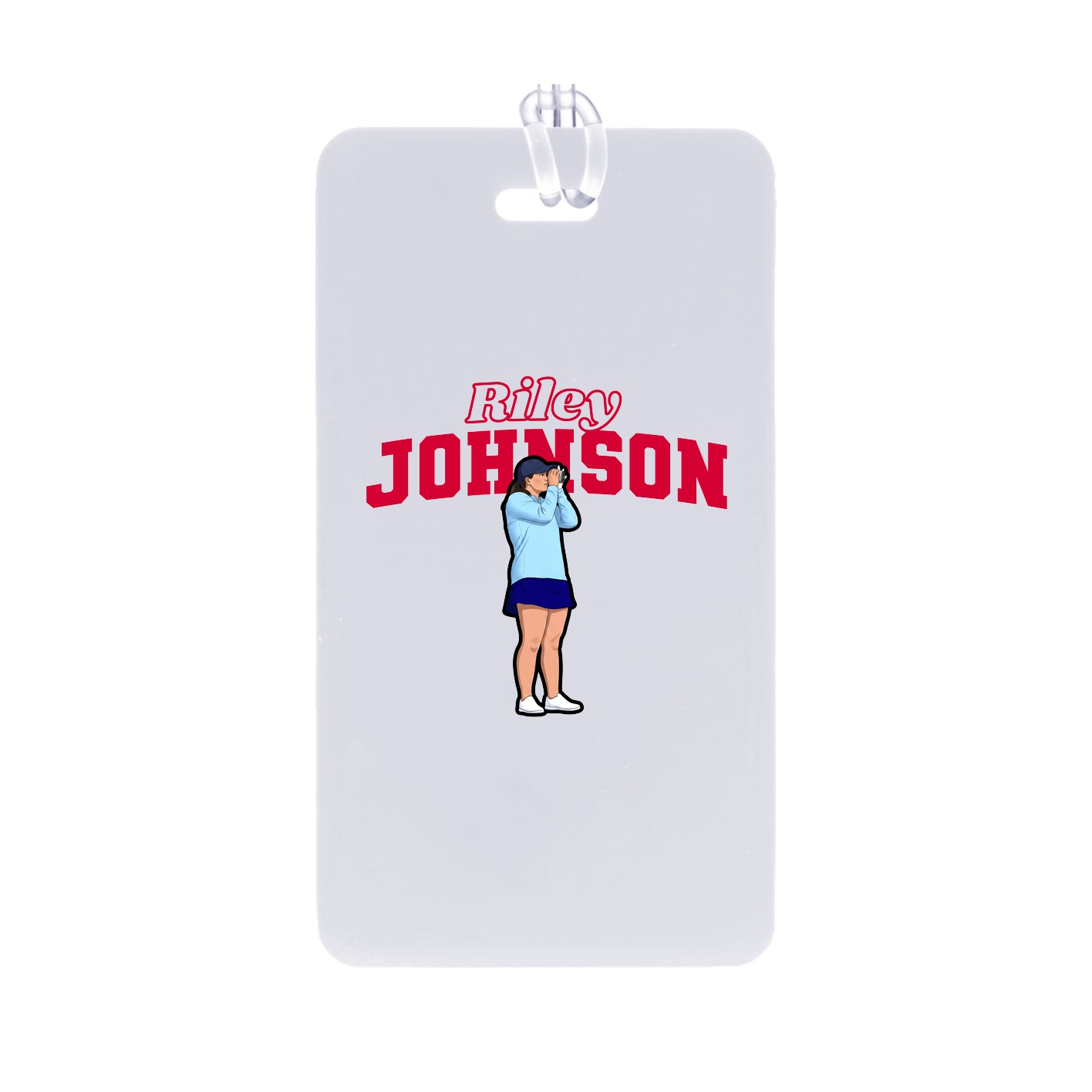 Bag Tag — Name Arch in Classic