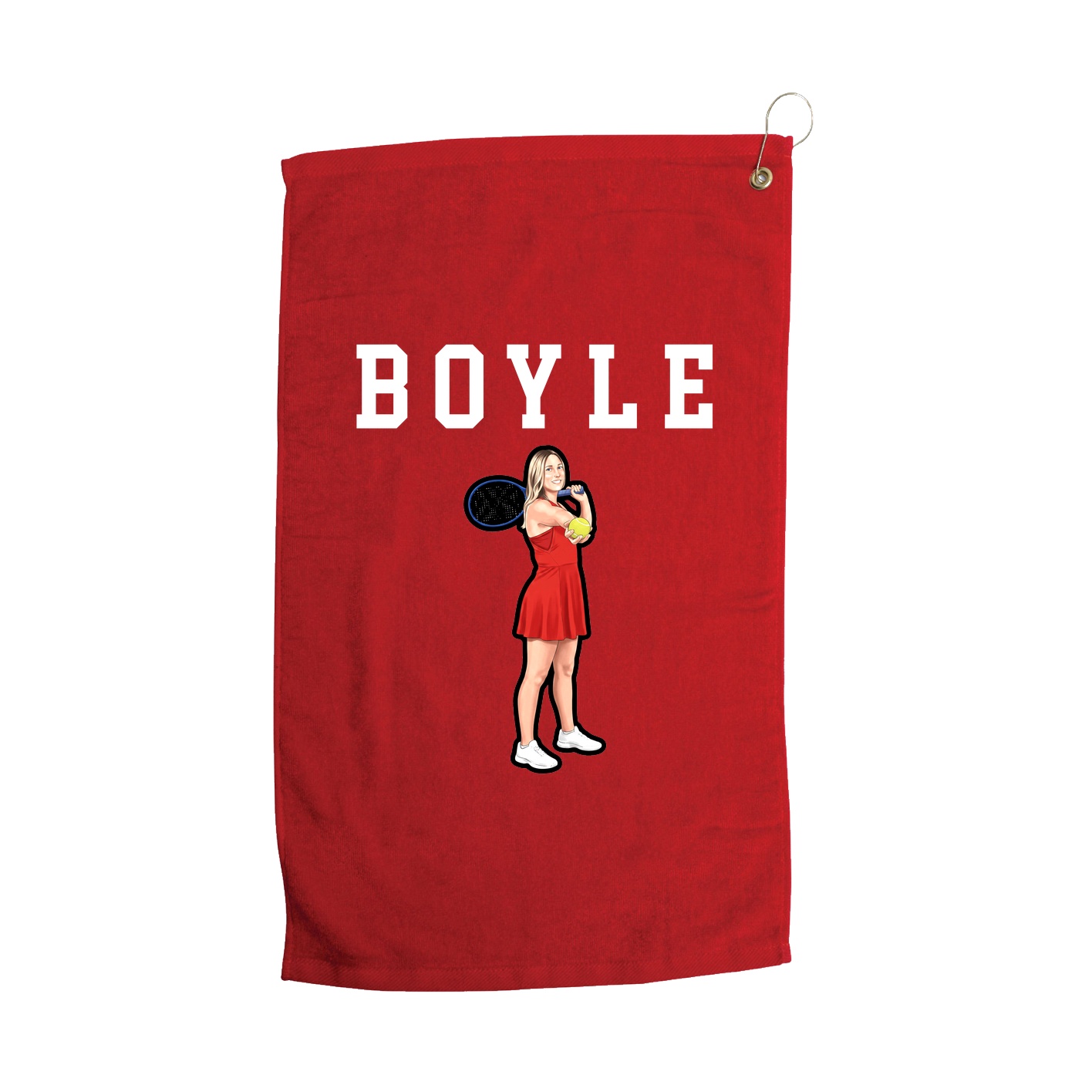 Golf Towel — Shirsey in Red