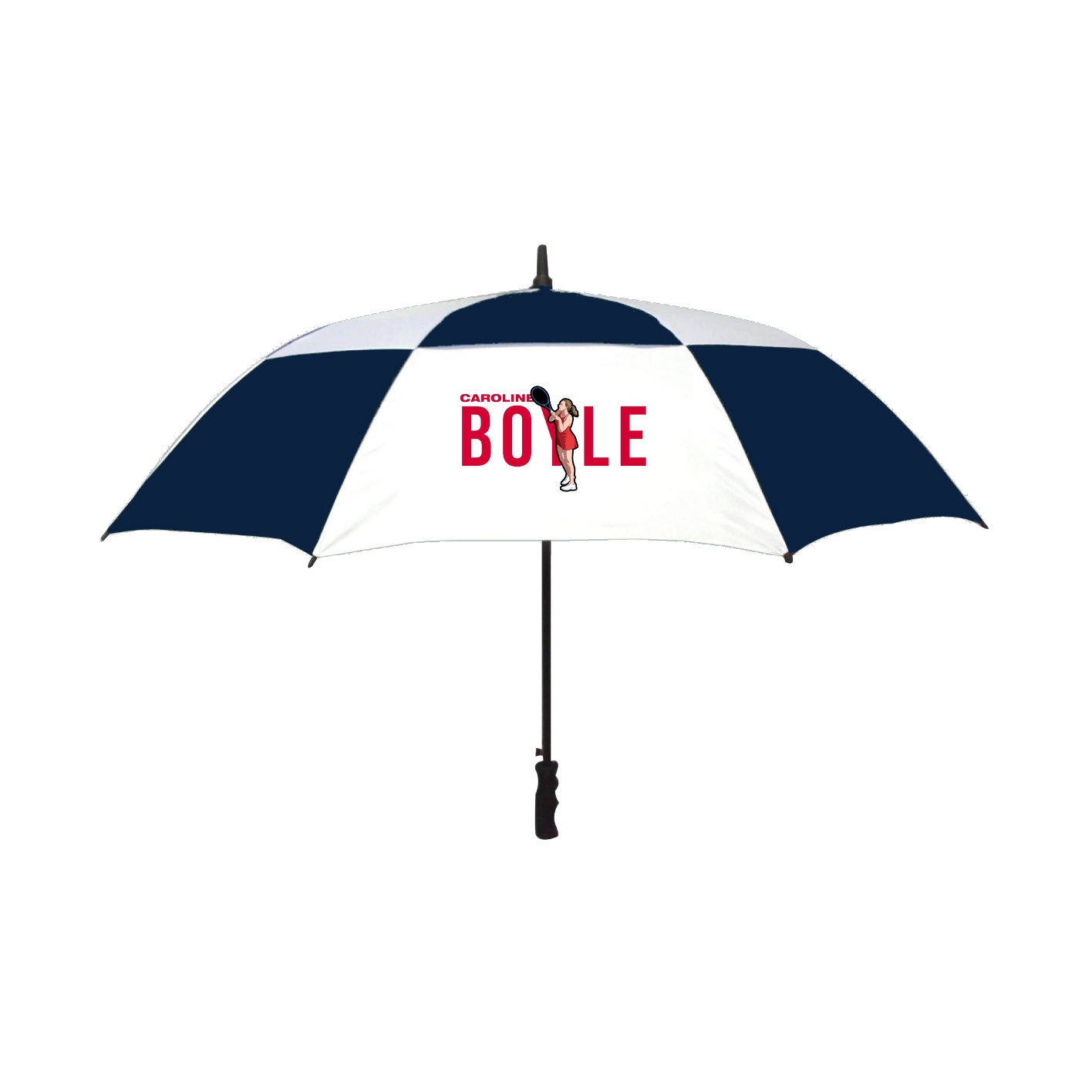 Golf Umbrella — Player Name in Navy