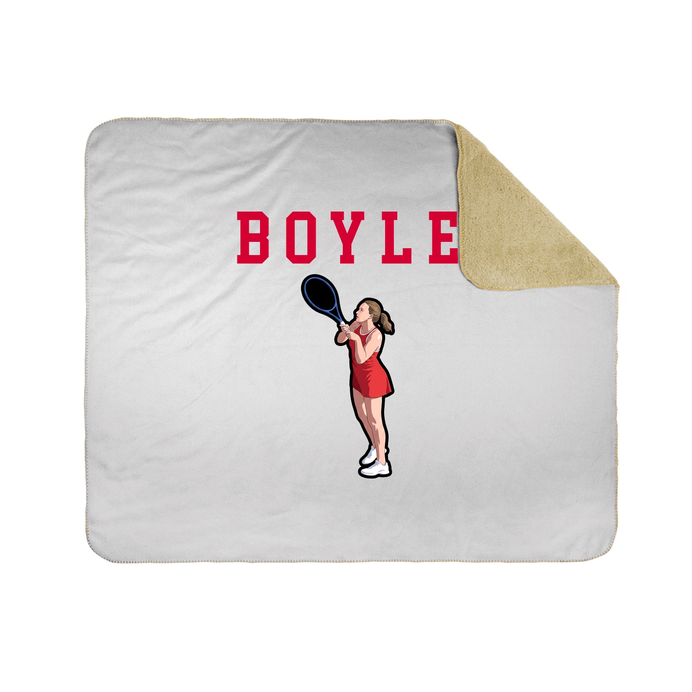 Throw Blanket — Shirsey in White