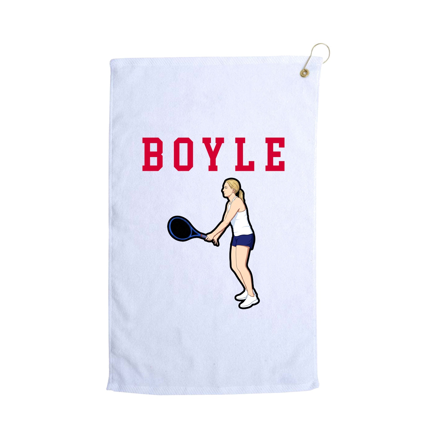 Golf Towel — Shirsey in White