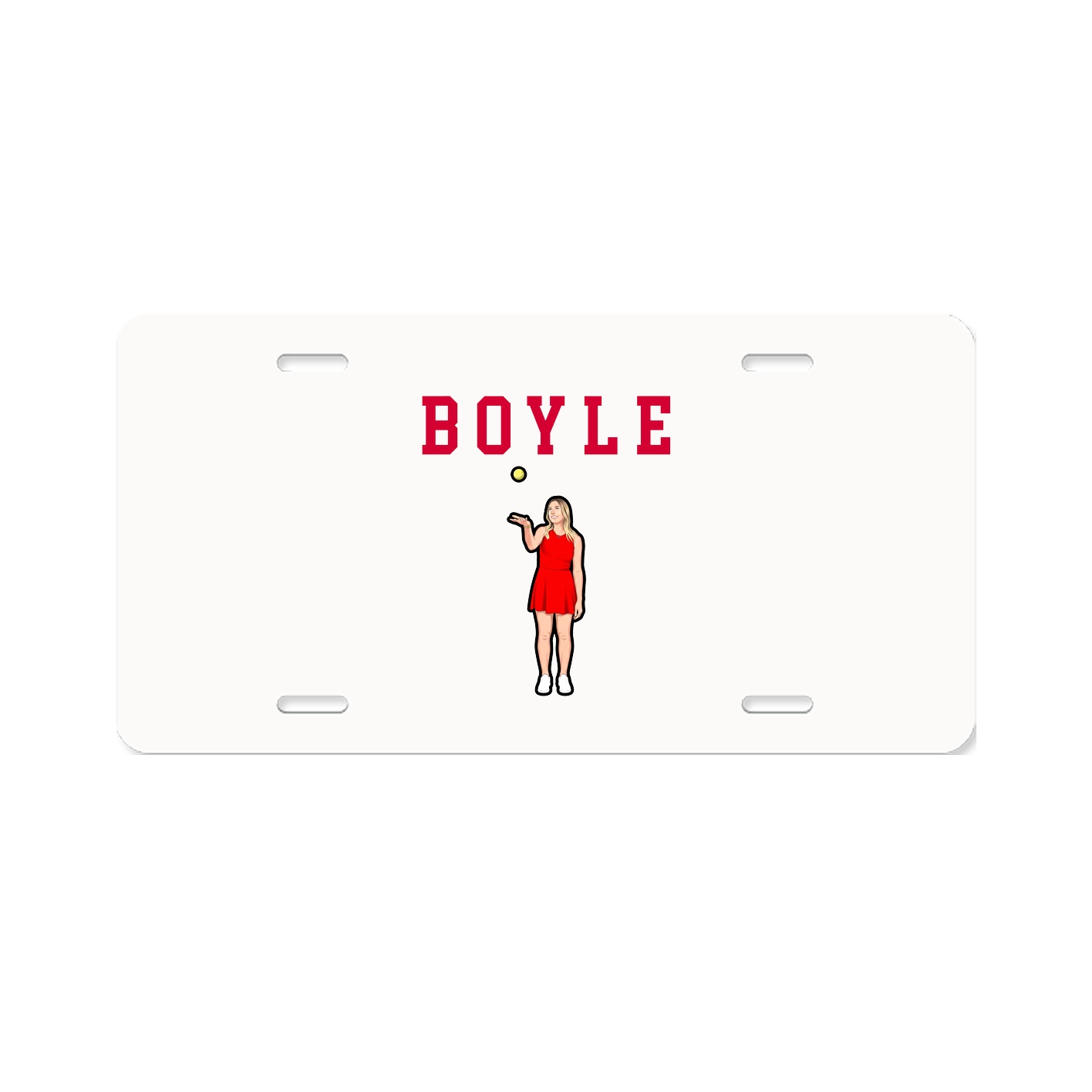 License Plate — Shirsey in Classic