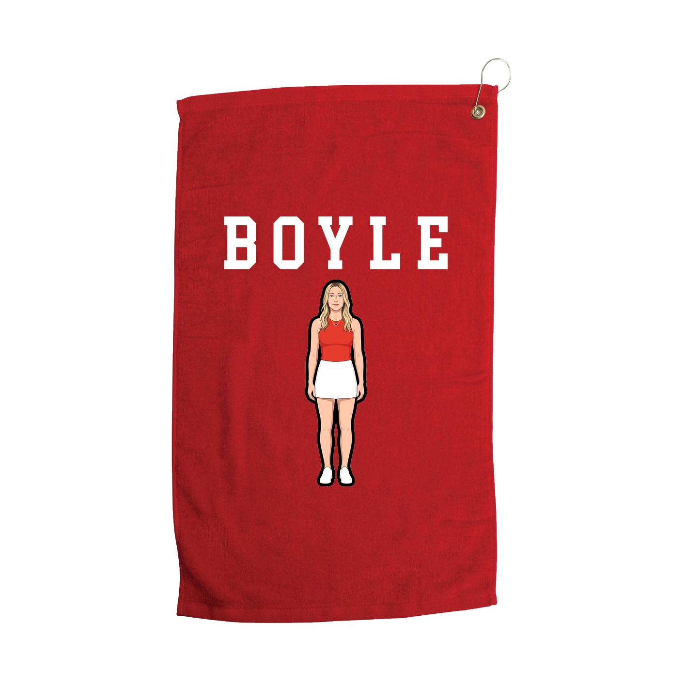 Golf Towel — Shirsey in Red