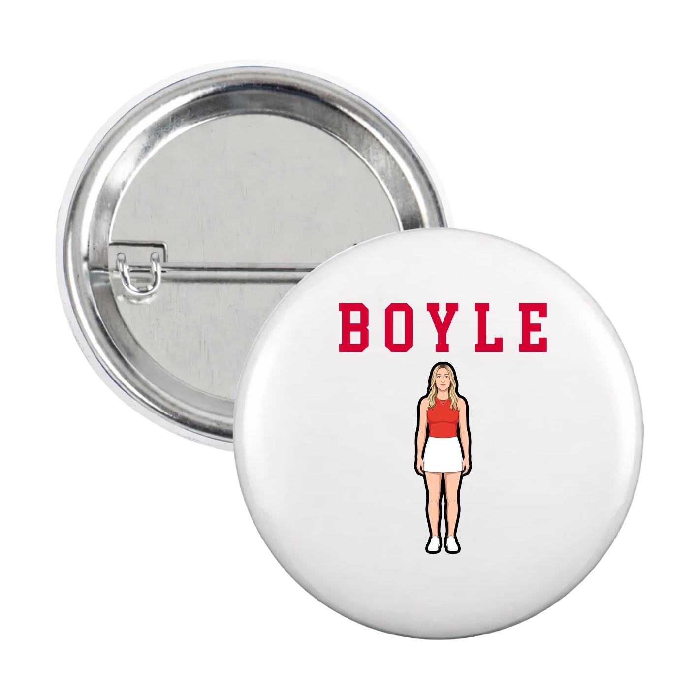 Game Day Button — Shirsey in White