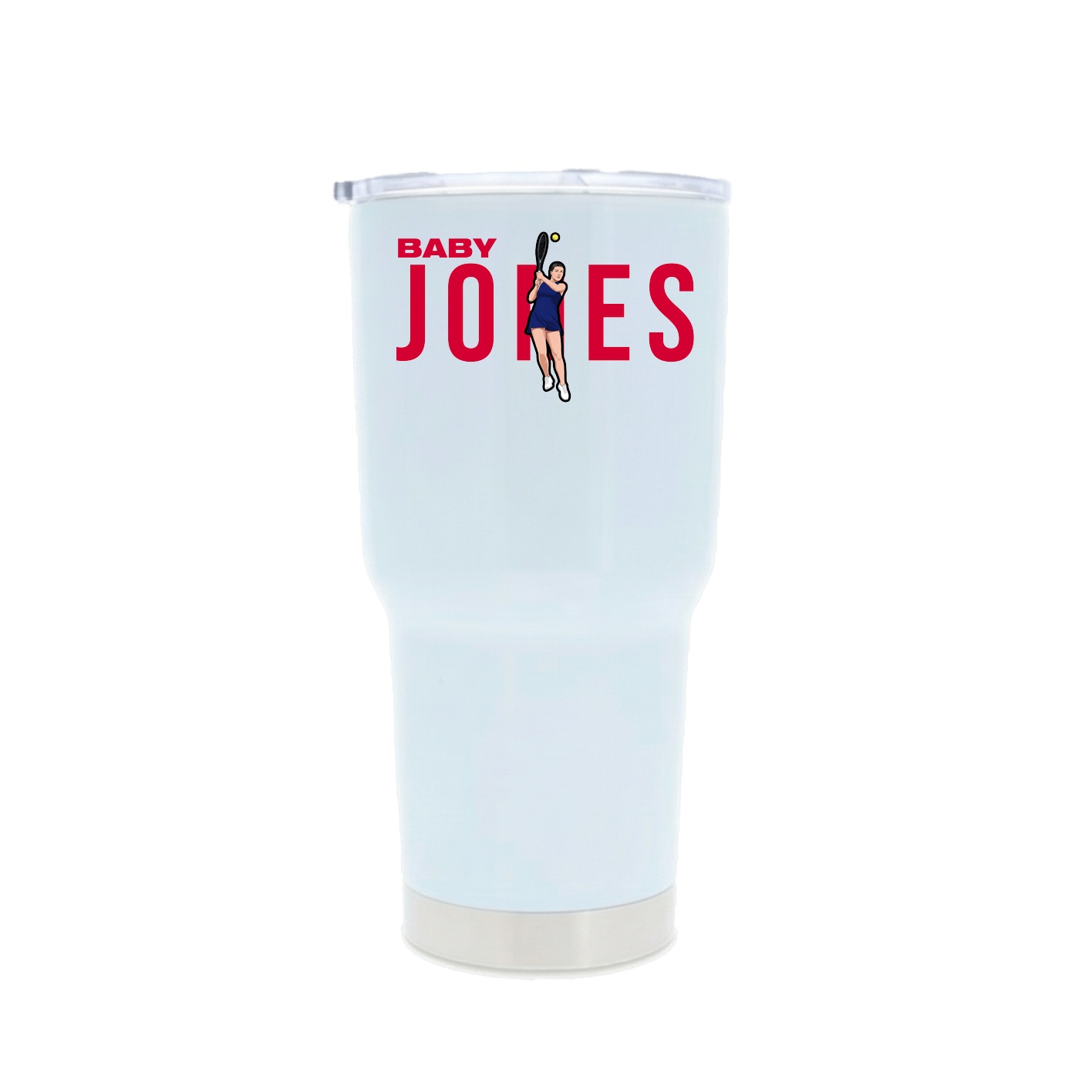 30oz Stainless Steel Tumbler — Player Name in White
