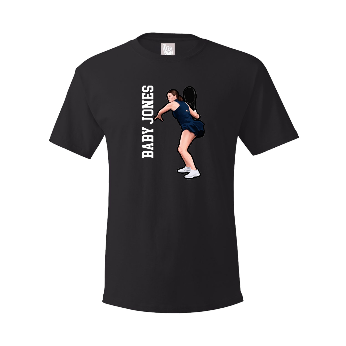 Tee — Name Vertical in Black