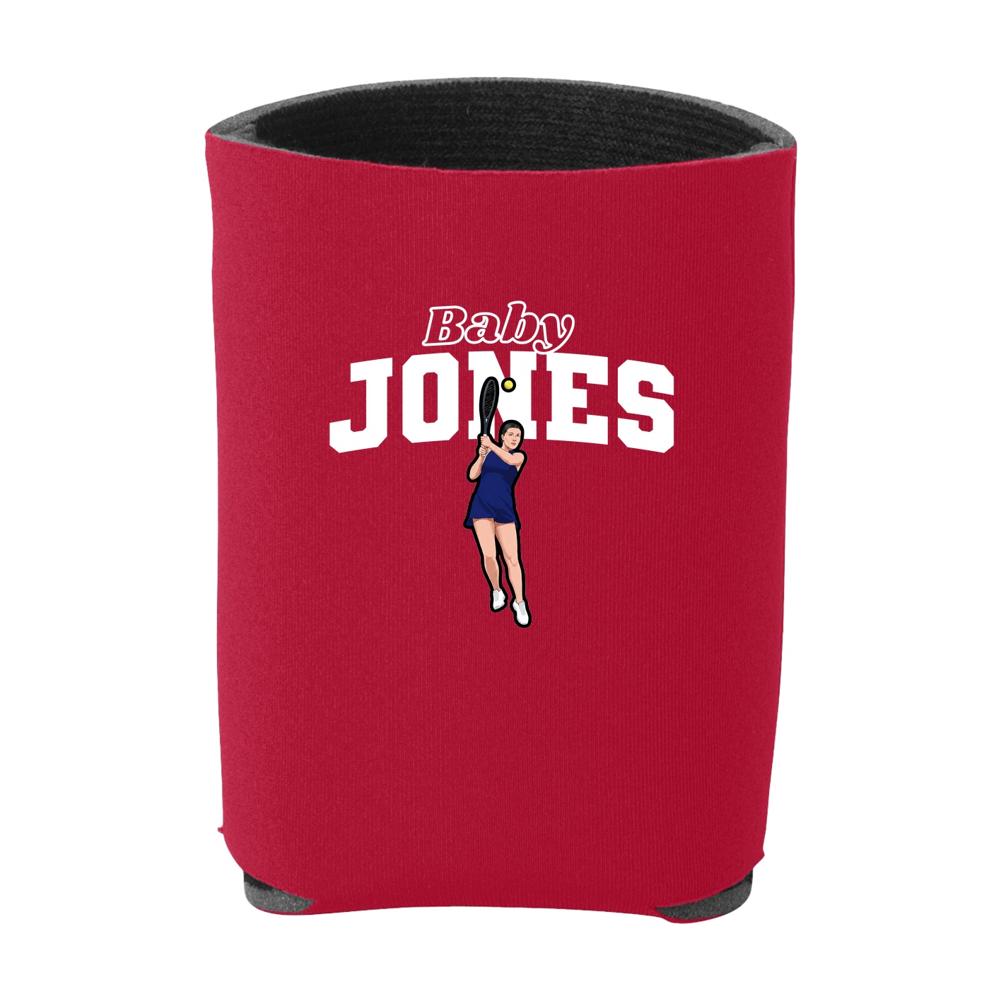 Can Holder — Name Arch in Red