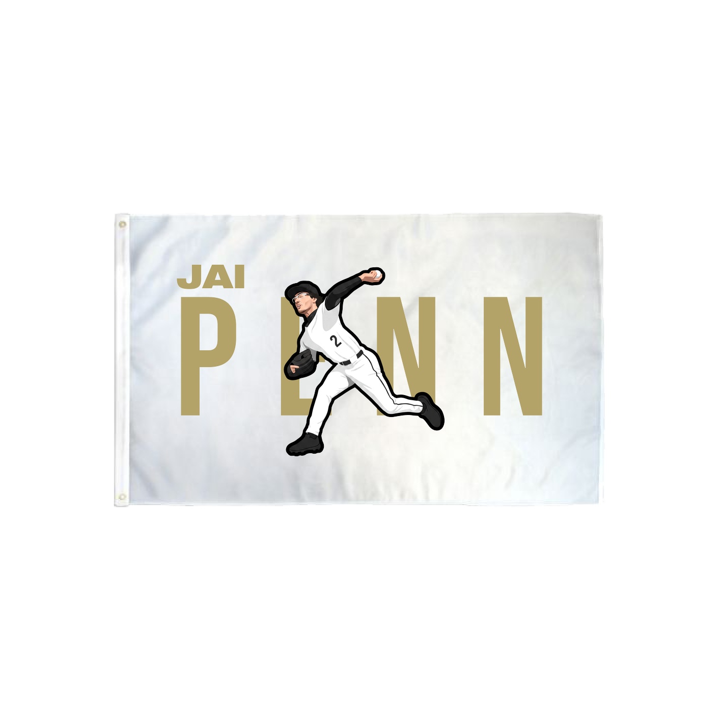 3x5 Flag — Player Name in Classic