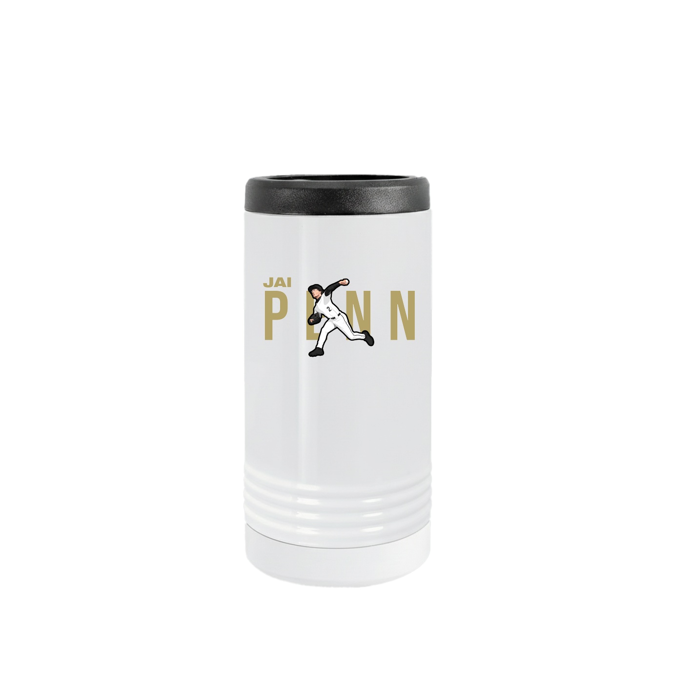 Slim Beverage Holder — Player Name in White