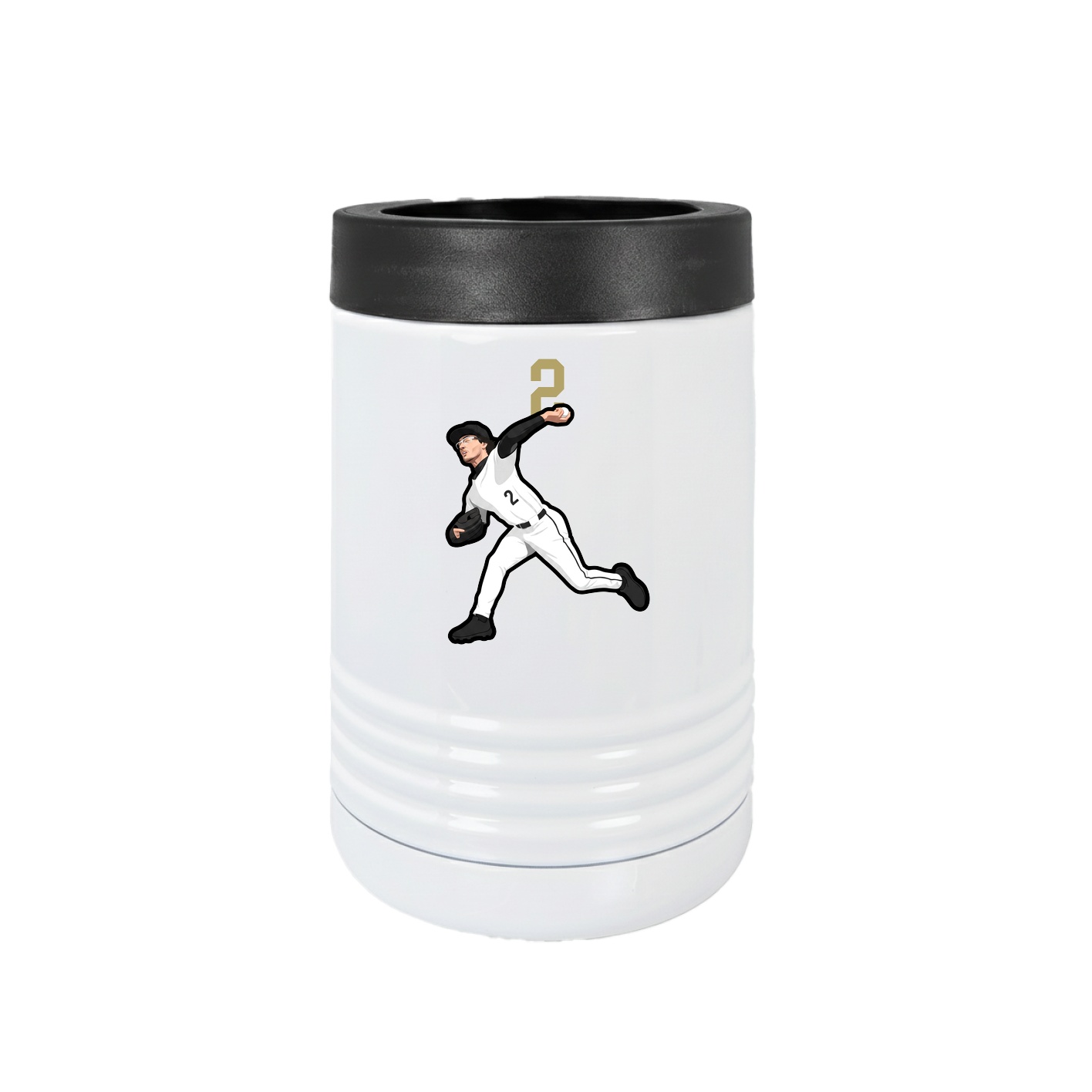 Beverage Holder — Number Top in White