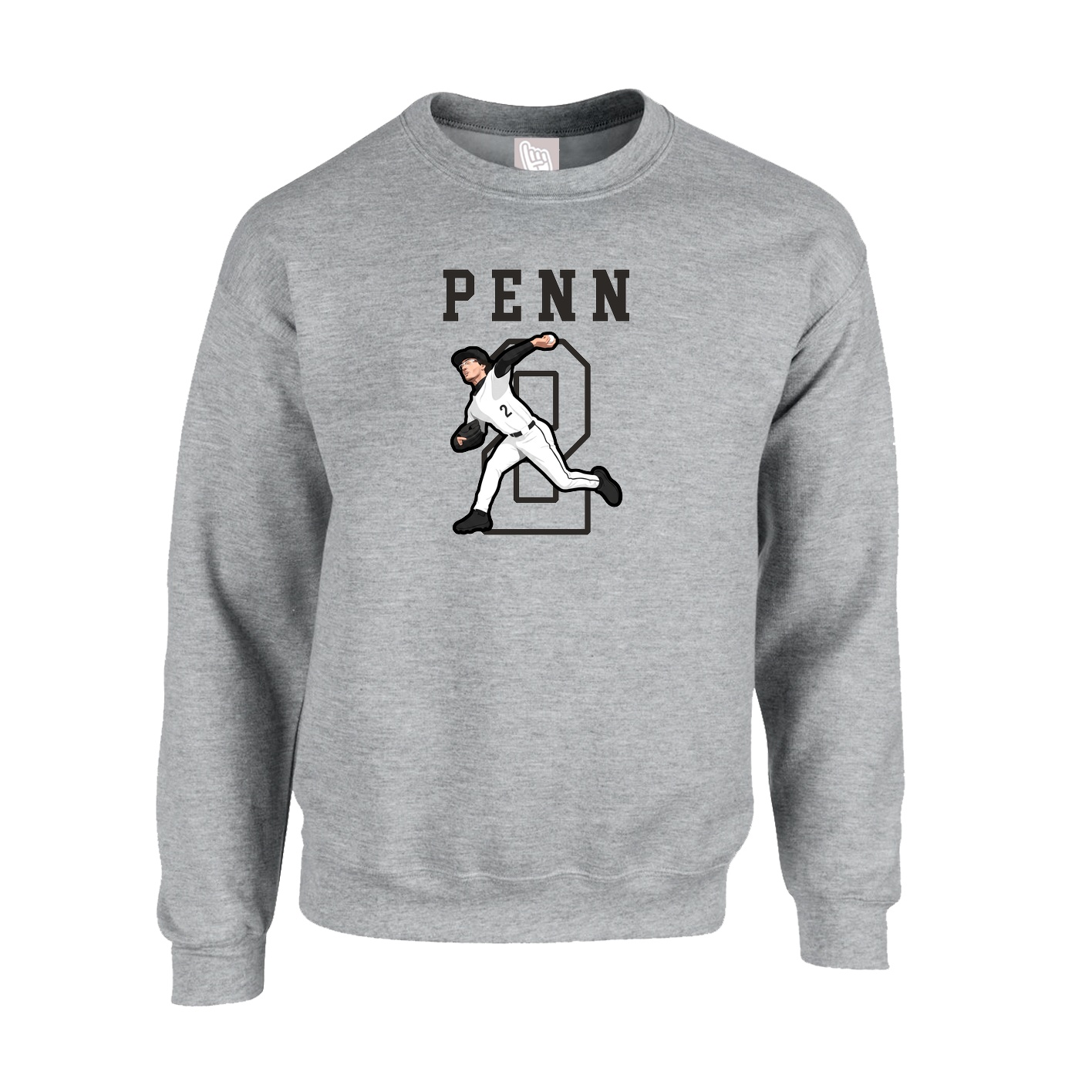 Fleece Crew — Shirsey in Grey
