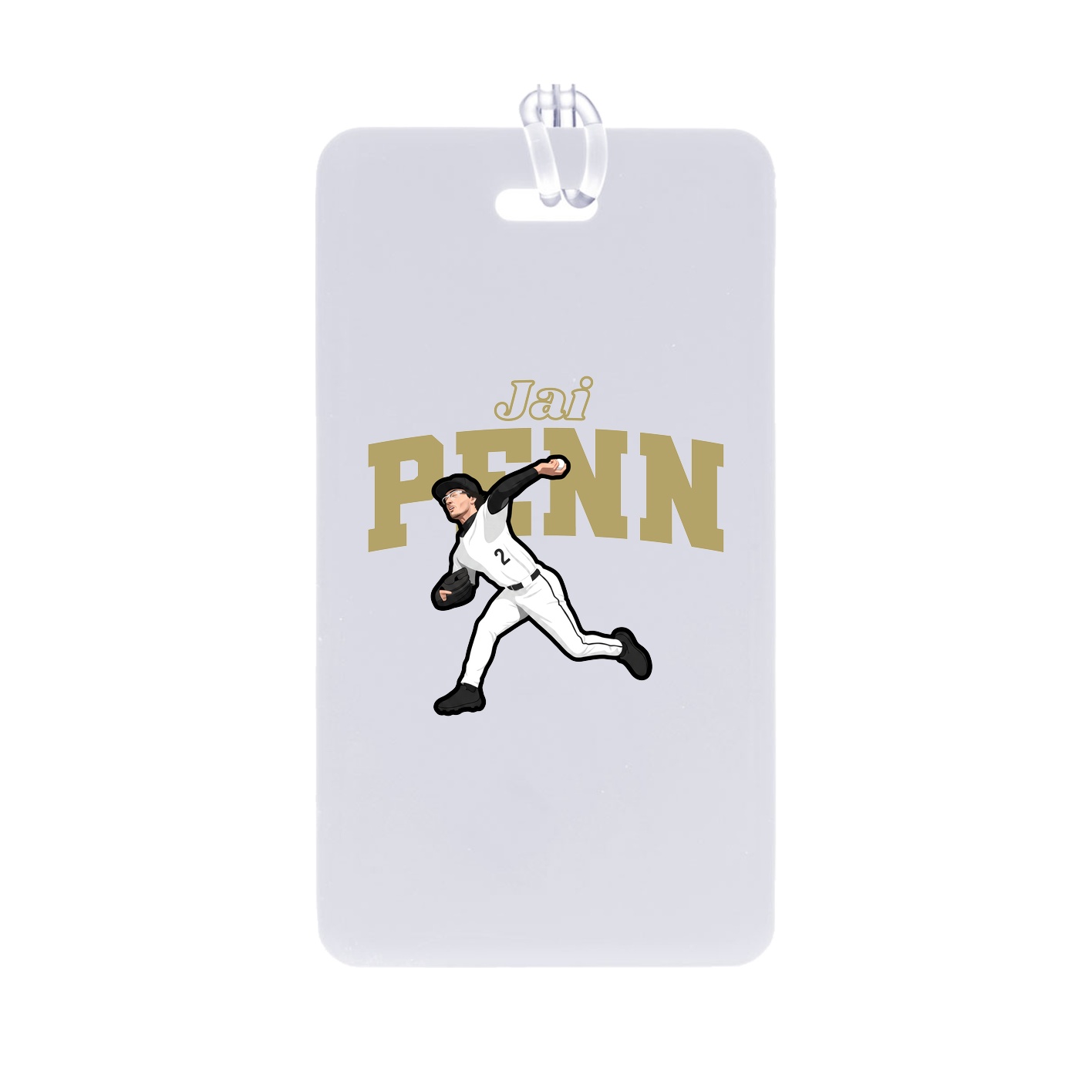 Bag Tag — Name Arch in Classic