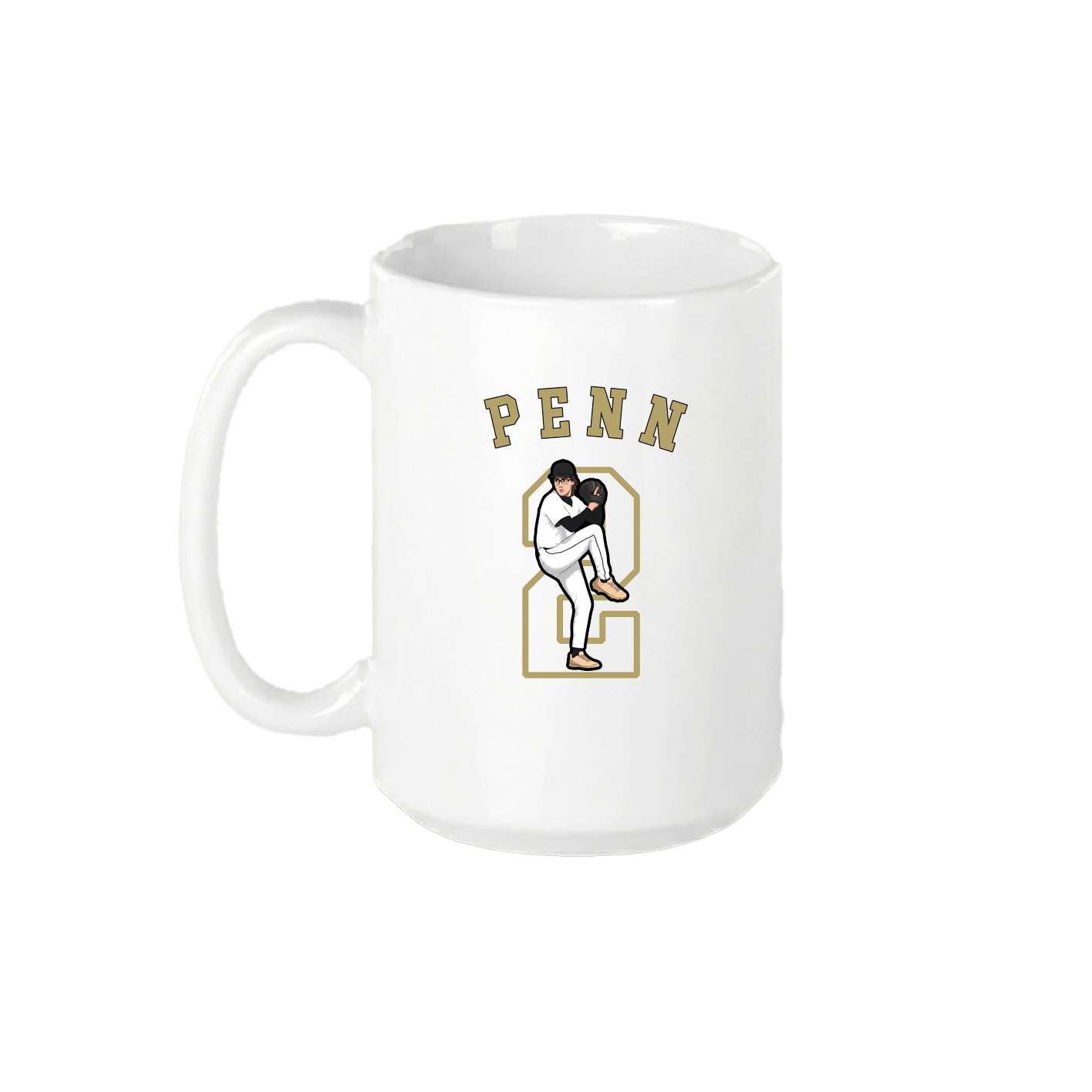 15oz Coffee Mug — Shirsey Arch in White